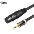 3.5mm To Caron Female Sound Card Microphone Audio Cable, Length: 10m - Microphone Audio Cable & Connector by PMC TechLife | Online Shopping South Africa | PMC TechLife | Buy Now Pay Later Mobicred