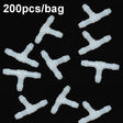 200pcs/bag Universal Car Spray Hose Connector Connection Tube Plastic Snap, Style: T Type - Others by PMC TechLife | Online Shopping South Africa | PMC TechLife | Buy Now Pay Later Mobicred