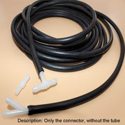 200pcs/bag Universal Car Spray Hose Connector Connection Tube Plastic Snap, Style: T Type