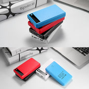 Q6 Removable 6 Sections 18650 Battery Box Charger Case, Style: Flash/Fast Charge(Blue)
