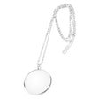 Metal Chain Round Expansion Mirror Glass Lens Necklace Magnifier(Silver) - free shipping - PMc TechLife - Order now!
