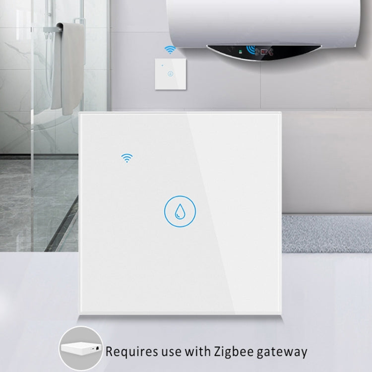 ZigBee 20A Water Heater Switch Black High Power Time Voice Control EU Plug