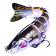 HENGJIA JM064 Multi-section Fish Minnow Bionic Fake Lures Sea Fishing Sinking Lures, Size: 12.8cm 18g(5) - free shipping - PMC TechLife - Order now!