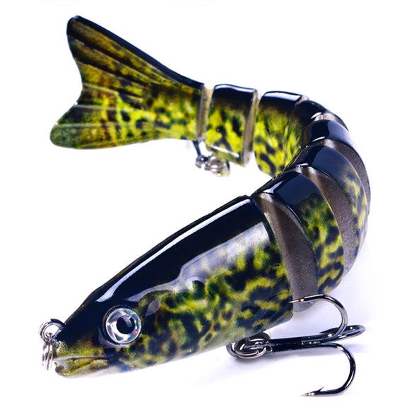 HENGJIA JM064 Multi-section Fish Minnow Bionic Fake Lures Sea Fishing Sinking Lures, Size: 12.8cm 18g(11)