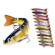 HENGJIA JM064 Multi-section Fish Minnow Bionic Fake Lures Sea Fishing Sinking Lures, Size: 12.8cm 18g(5)