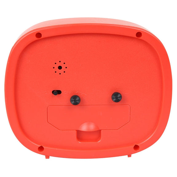Square Candy Color Stereo Digital Silent Alarm Clock Children Student Alarm Clock(Green)