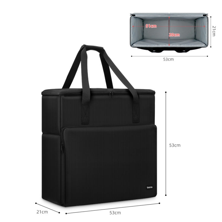 Baona BN-K002 Desktop Computer Host Monitor Keyboard Storage Bag, Size: Single Layer 24 inches