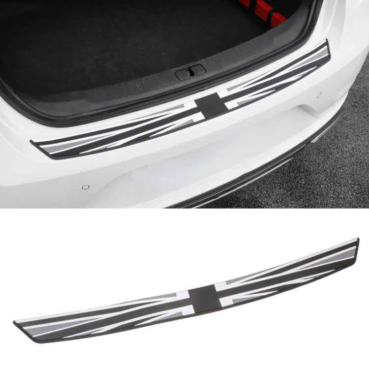 Car Trunk Anti-collision Strip Threshold Decoration Protection Sticker(British Gray)