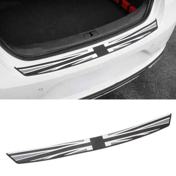Car Trunk Anti-collision Strip Threshold Decoration Protection Sticker(British Gray)