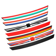 Car Trunk Anti-collision Strip Threshold Decoration Protection Sticker(Rhombus Black)