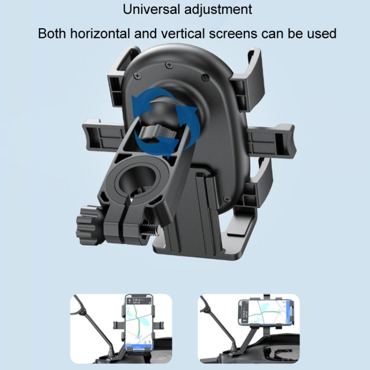 Motorcycle Navigation Riding Mobile Phone Holder(Rear View Mirror)