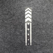 10pcs Motorcycle Car Fender Reflective Sticker Modified Decorative Water-resistant Sticker Arrow Star(White)