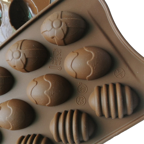 Easter Mini Colorful Egg Silicone Chocolate Mold