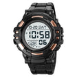 SKMEI 2003 Multifunctional Back Light Sports Watch Mens Countdown Date Alarm Clock Watch(Rose Gold White Machine) - free shipping - PMC TechLife - Order now!