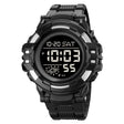 SKMEI 2003 Multifunctional Back Light Sports Watch Mens Countdown Date Alarm Clock Watch(Silver Black Machine) - free shipping - PMC TechLife - Order now!