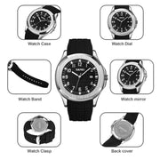 SKMEI 9286 Outdoor Sports Multifunctional Men Water-resistant Quartz Watch(Coffee)