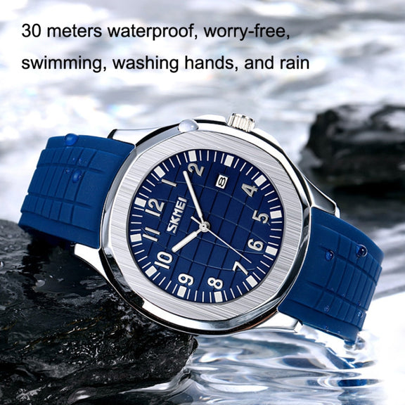 SKMEI 9286 Outdoor Sports Multifunctional Men Water-resistant Quartz Watch(Coffee)
