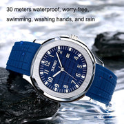 SKMEI 9286 Outdoor Sports Multifunctional Men Water-resistant Quartz Watch(White)