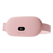 4000mAh Intelligent Massage Warming Belt Digital Electric Abdominal and Waist Massager(Pink)