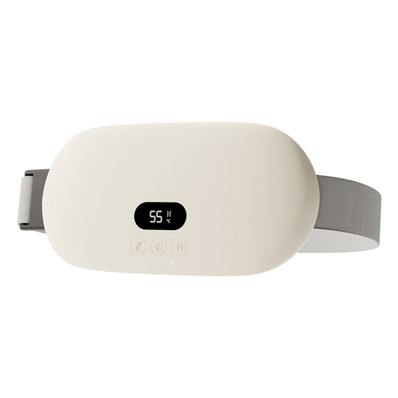 4000mAh Intelligent Massage Warming Belt Digital Electric Abdominal and Waist Massager(Yellow)