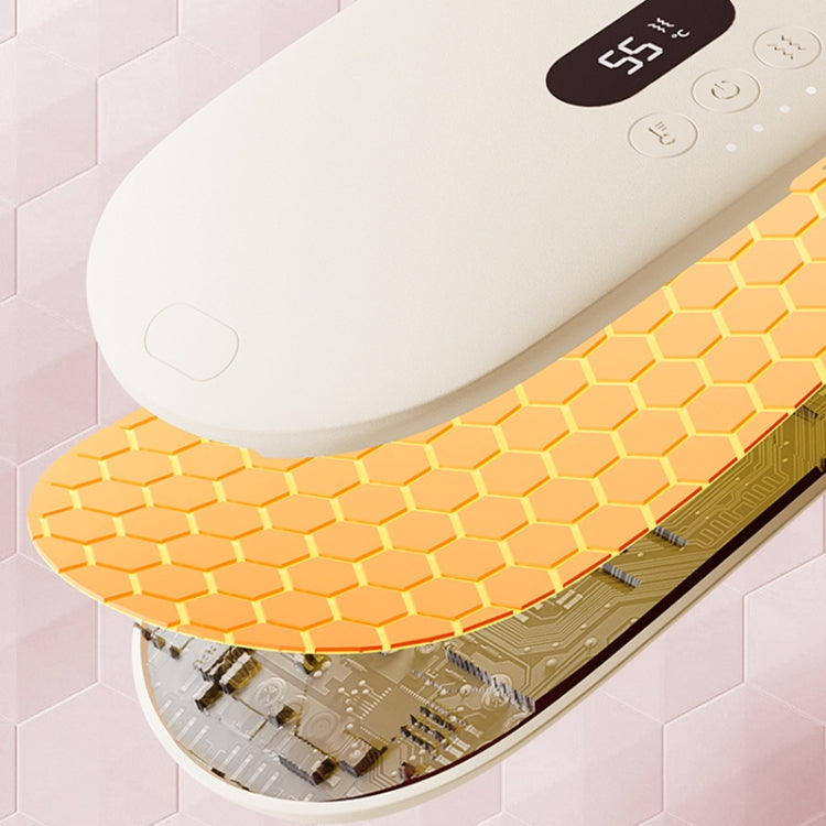 2000mAh Intelligent Massage Warming Belt Digital Electric Abdominal and Waist Massager(Pink)