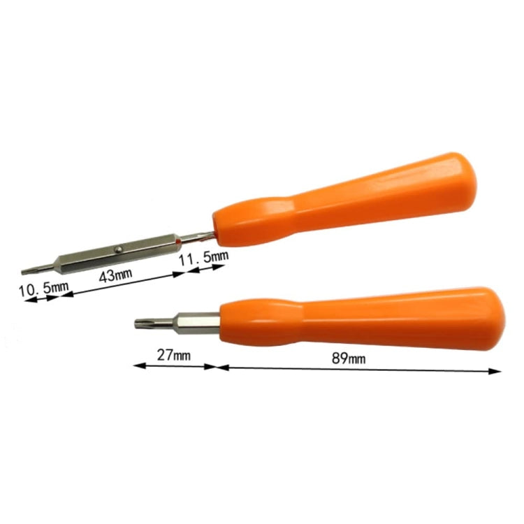 2 In 1  For RIng Doorbell Screwdriver Replacement For Ring Doorbell Battery Change(Orange)