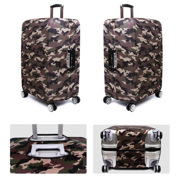 Wear-resistant Travel Trolley Suitcase Dustproof Cover, Size: XL(Camouflage 1)