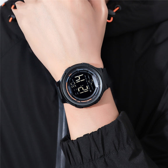SKMEI 1841 Outdoor Sports Students Water-resistant Luminous Countdown Watch(Light Grey)