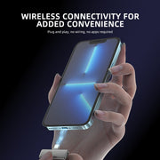 S16-S One To Two Black Digital Display Wireless Lavalier Microphone With Charging Compartment,Spec: 8 Pin Interface