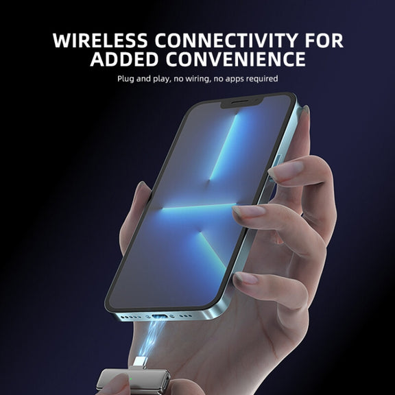 S16-S One To Two Black Digital Display Wireless Lavalier Microphone With Charging Compartment,Spec: 8 Pin Interface