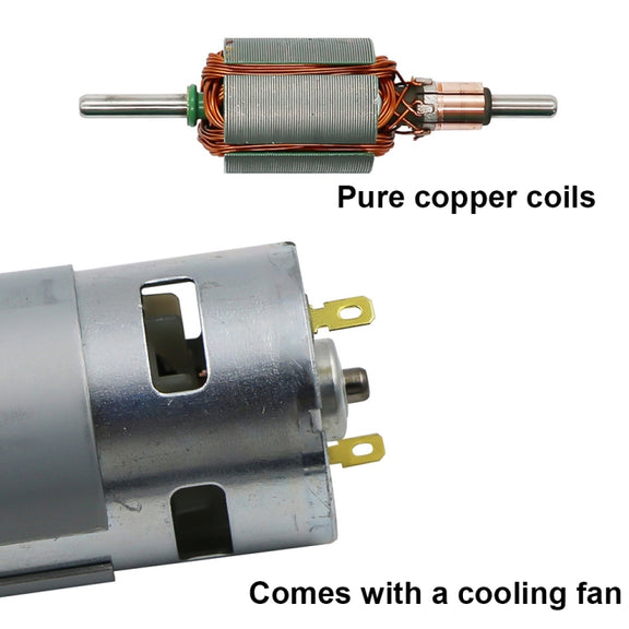 775  Spindle Motor High Speed High Power Large Torque with Ball Bearing