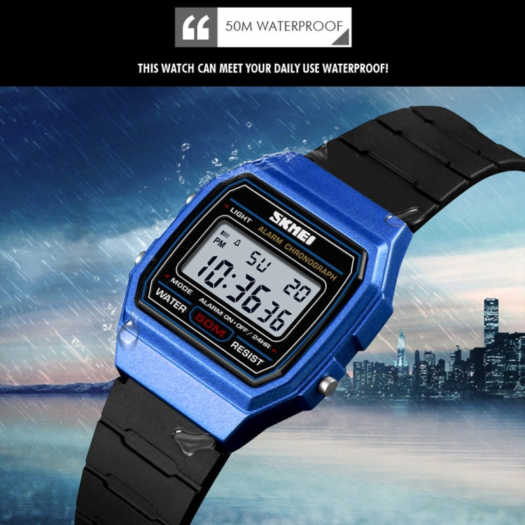 SKMEI 1460 Children Luminous Multifunctional Water-resistant Thin Sports Watch(Black)
