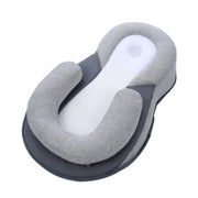 Baby Breastfeeding Pillow Lying Feeding Baby Anti-spitting Milk Slope Pad(Gray)