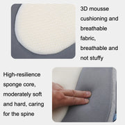 Baby Breastfeeding Pillow Lying Feeding Baby Anti-spitting Milk Slope Pad(Gray)
