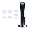For PS5 2sets 7pcs/Set Dust Plug Silicone Dust Protector Anti-Dust Cover(White) - PS5 Spare Parts by PMC TechLife | Online Shopping South Africa | PMC TechLife | Buy Now Pay Later Mobicred