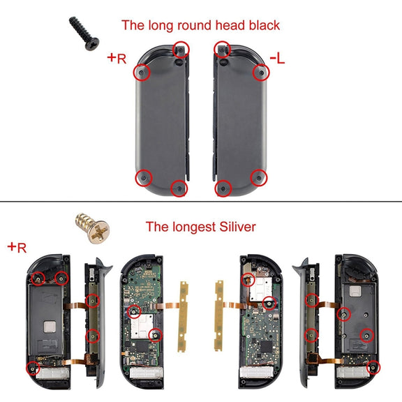 For Nintendo Switch Joy-Con 2sets Screws Repair Tools,Spec: 18 In 1