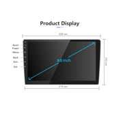 A3012 9 Inch Android Navigation CarPlay 1+32G Dual-Spindle Universal Central Control Screen Car Navigator Reversing Video Player(Standard)