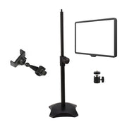 10 Inch 3000-6500K Three-color Temperature Photography Flat-panel Live Fill Light,Spec: 42cm Bracket