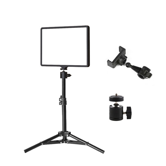 10 Inch 3000-6500K Three-color Temperature Photography Flat-panel Live Fill Light,Spec: 0.5m Bracket