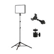 10 Inch 3000-6500K Three-color Temperature Photography Flat-panel Live Fill Light,Spec: 2.1m Bracket+Clip - Selfie Light by PMC TechLife | Online Shopping South Africa | PMC TechLife | Buy Now Pay Later Mobicred