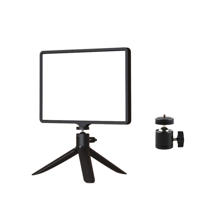 10 Inch 3000-6500K Three-color Temperature Photography Flat-panel Live Fill Light,Spec: Small Tripod