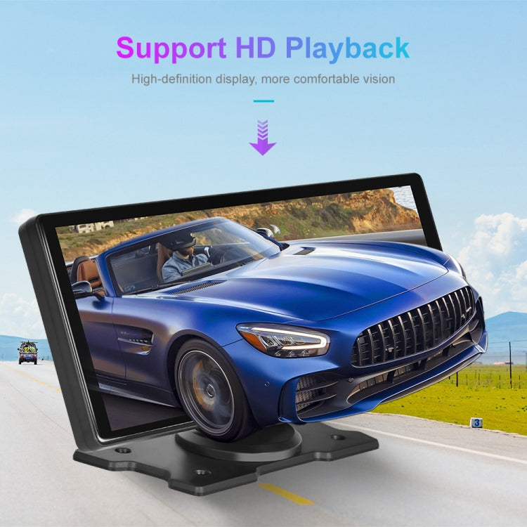 A3073 HD Wired 9.3 Inch 1 To 1 Smart Player With Wireless Carplay Two-way Video Split-screen Display(Black)