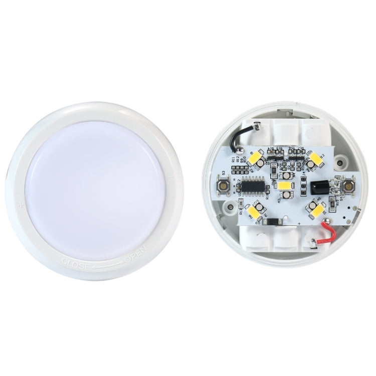 Ambience Pat Light Bedside Eye Protection Night Light, Color: RGBW Color Light Charging(6pcs With 2 Remote Control)