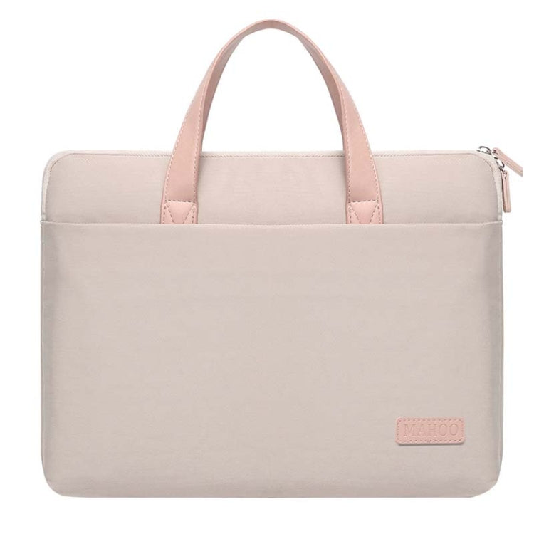 For MacBook 13.3-14 Inches MAHOO 10188 Ultra-Thin Hand Computer Bag Messenger Laptop Bag, Color: Khaki