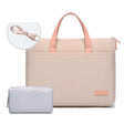 For MacBook 13.3-14 Inches MAHOO 10188 Ultra-Thin Hand Computer Bag Messenger Laptop Bag, Color: Khaki+Gray PU Power Bag - free shipping - PMC TechLife - Order now!