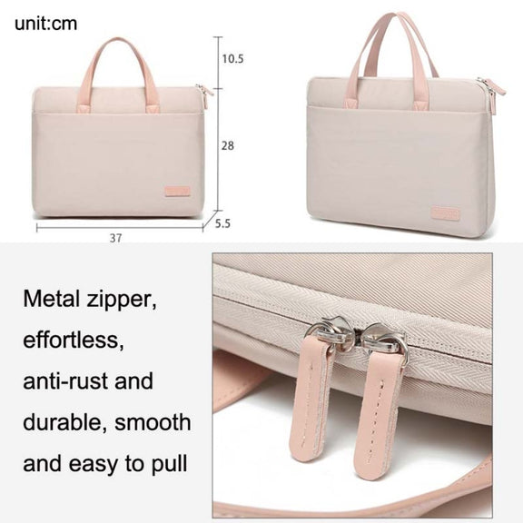 For MacBook 13.3-14 Inches MAHOO 10188 Ultra-Thin Hand Computer Bag Messenger Laptop Bag, Color: Khaki+Gray Mouse Pad