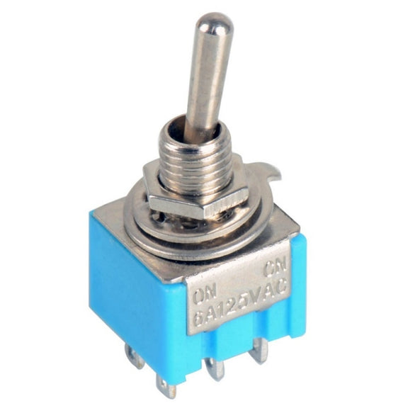 10pcs 6 Pin 2-speed Rocker Toggle Button Switch(MTS-202)