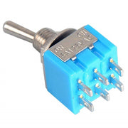 10pcs 6 Pin 2-speed Rocker Toggle Button Switch(MTS-202)