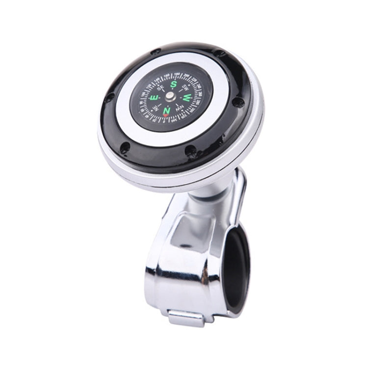 Car Steering Wheel Booster Ball Assist With Compass(A Model Black)