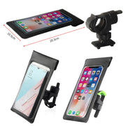 Outdoor Cycling Mobile Phone Navigation Water-resistant Bracket(Black Green)